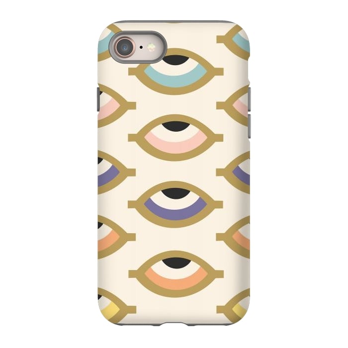 iPhone 8 StrongFit Turkish Eye Pattern by ArtPrInk