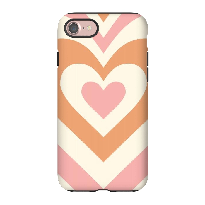 iPhone 7 StrongFit Hypnotic Hearts by ArtPrInk