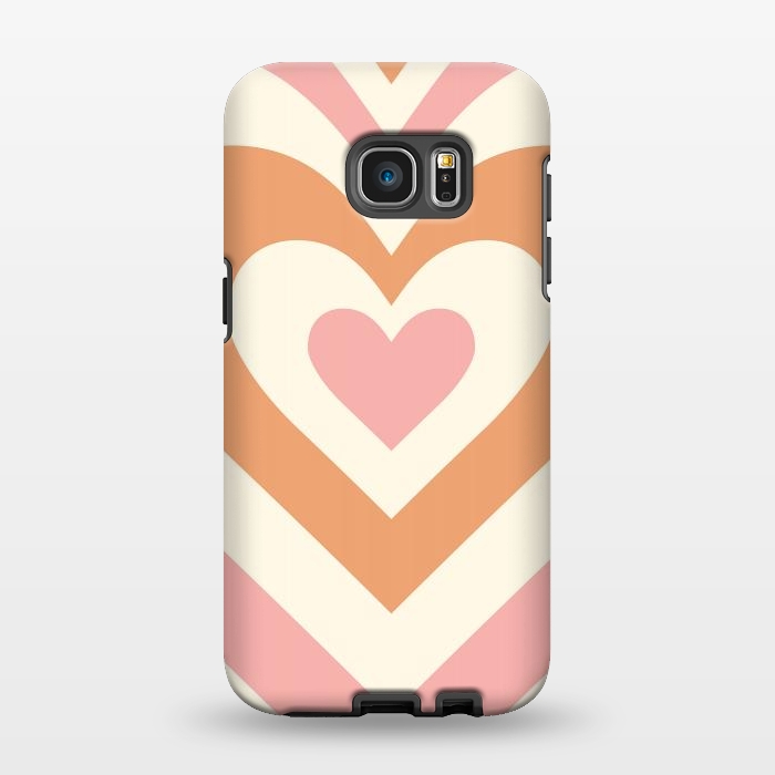 Galaxy S7 EDGE StrongFit Hypnotic Hearts by ArtPrInk