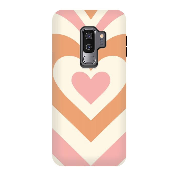 Galaxy S9 plus StrongFit Hypnotic Hearts by ArtPrInk