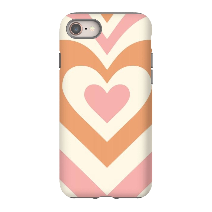 iPhone 8 StrongFit Hypnotic Hearts by ArtPrInk