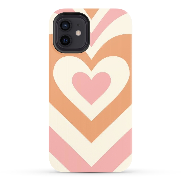 iPhone 12 StrongFit Hypnotic Hearts by ArtPrInk