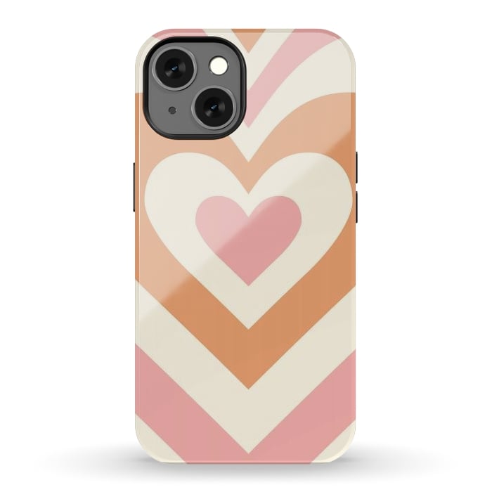 iPhone 13 StrongFit Hypnotic Hearts by ArtPrInk