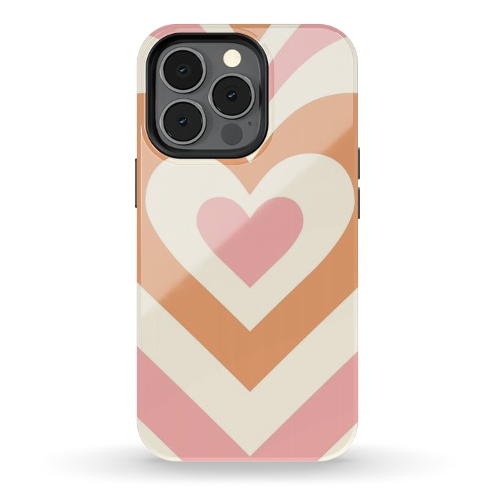 iPhone 13 pro StrongFit Hypnotic Hearts by ArtPrInk