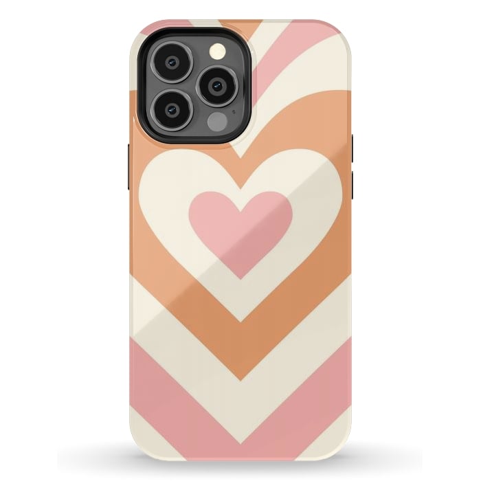 iPhone 13 Pro Max StrongFit Hypnotic Hearts by ArtPrInk