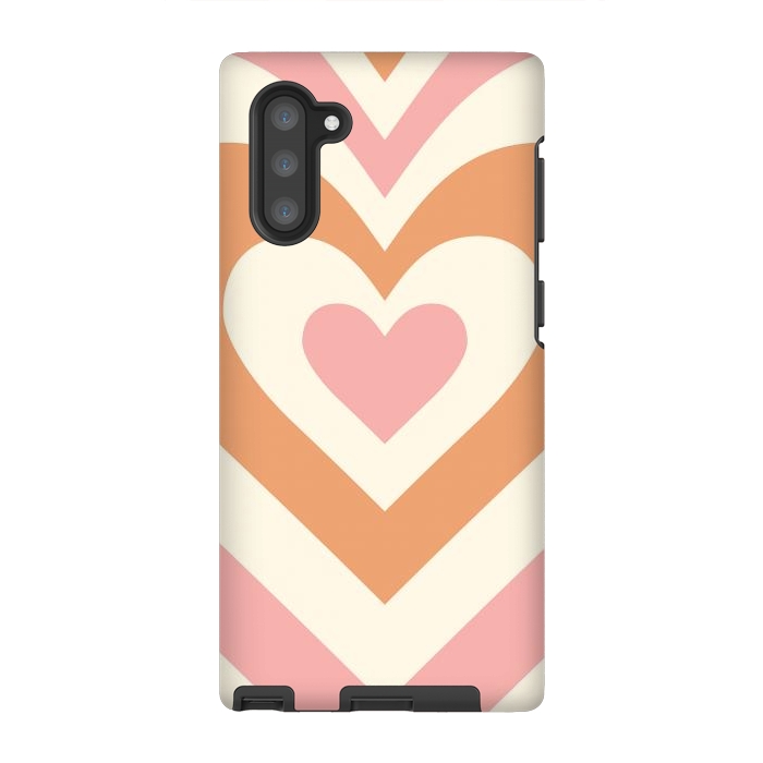 Galaxy Note 10 StrongFit Hypnotic Hearts by ArtPrInk