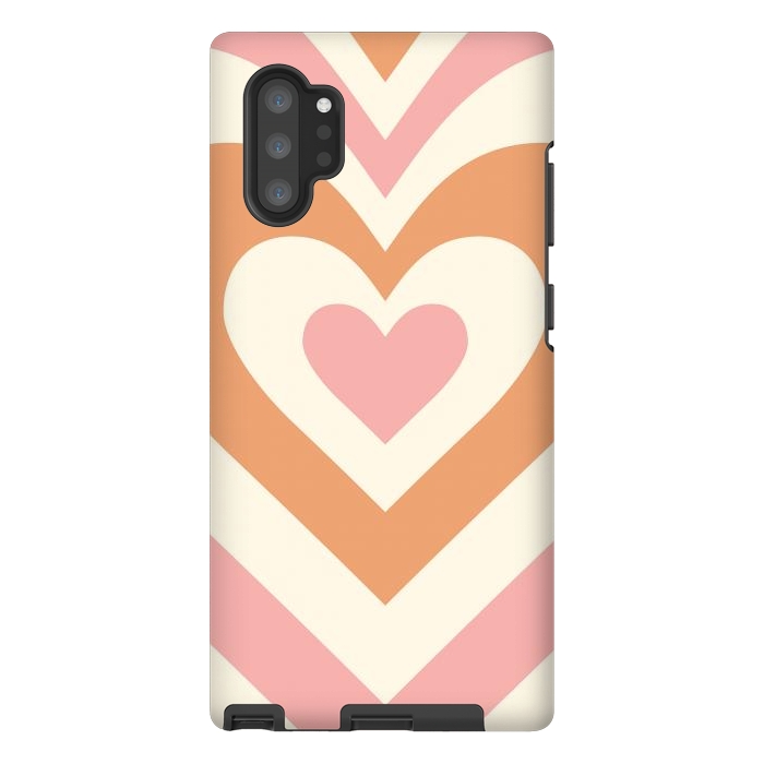 Galaxy Note 10 plus StrongFit Hypnotic Hearts by ArtPrInk
