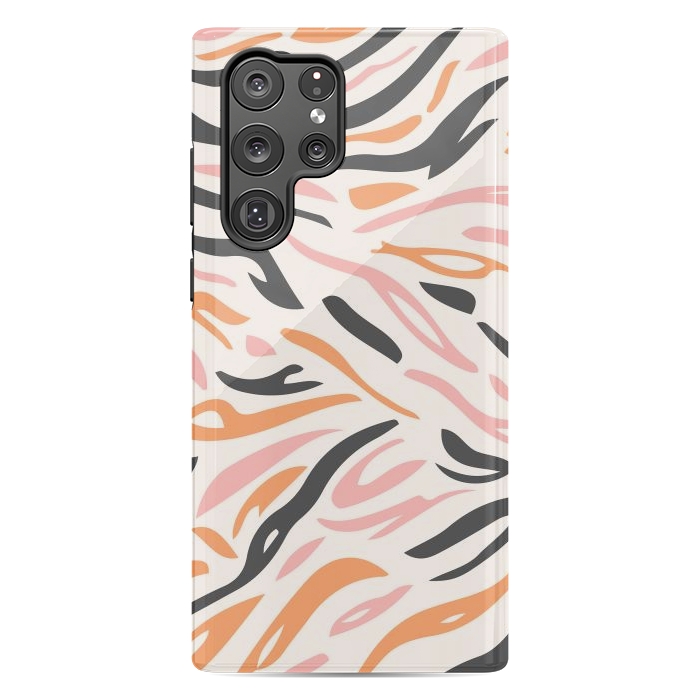 Galaxy S22 Ultra StrongFit Colorful Tiger Print by ArtPrInk