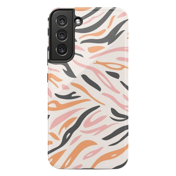 Galaxy S22 plus StrongFit Colorful Tiger Print by ArtPrInk