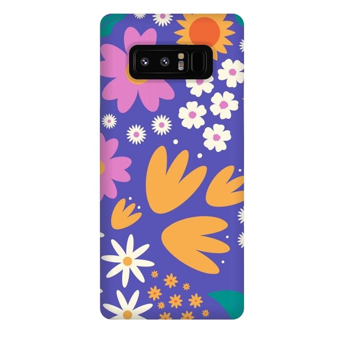 Galaxy Note 8 StrongFit Wildflower Spring Fest by ArtPrInk