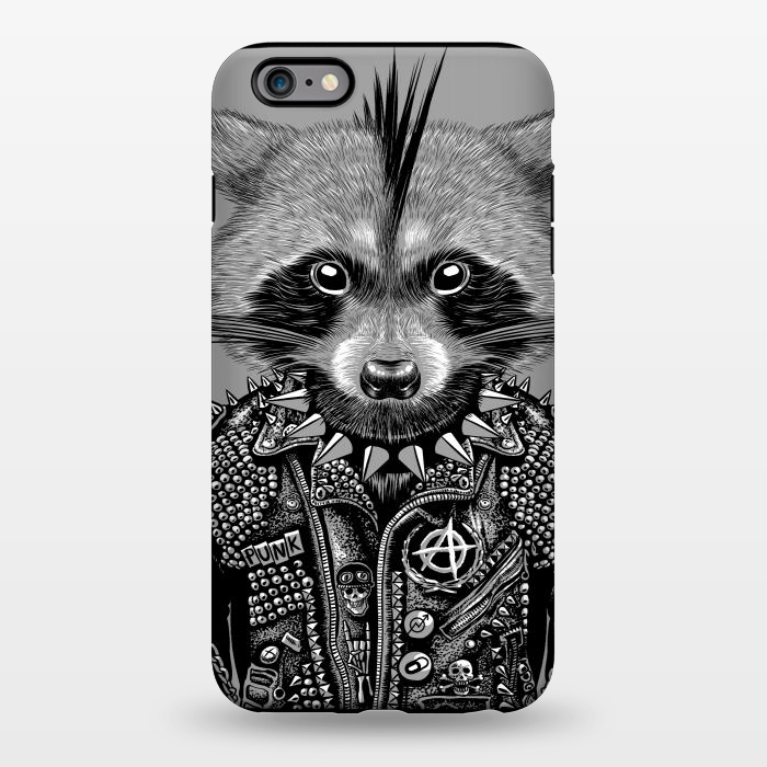 iPhone 6/6s plus StrongFit Punk raccoon by Alberto