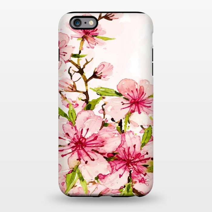 iPhone 6/6s plus StrongFit Watercolor Spring Flowers by Bledi