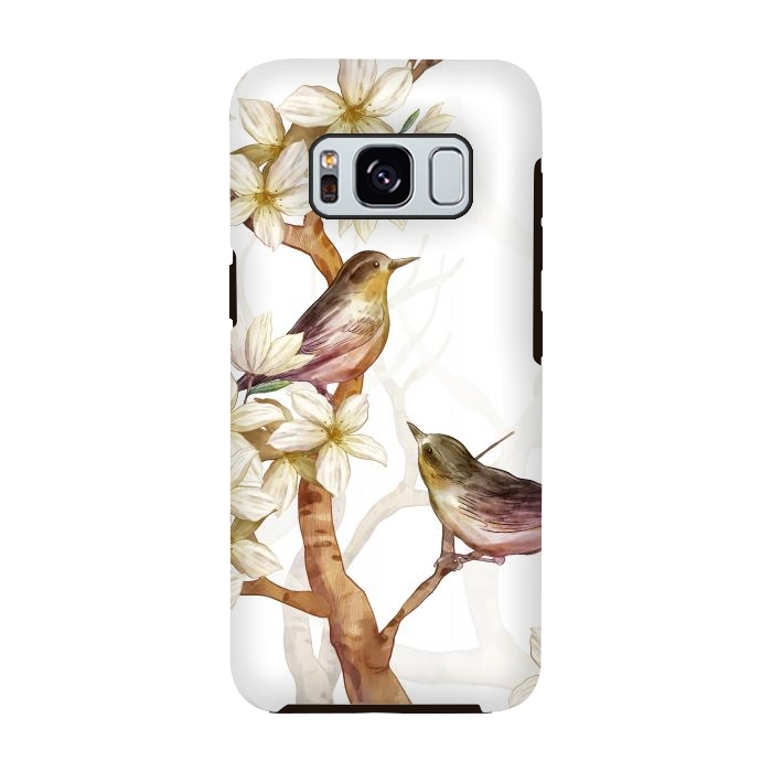Galaxy S8 StrongFit Birds in the Spring by Bledi