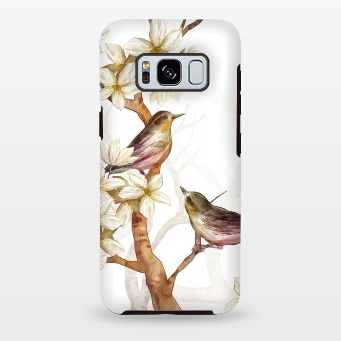 Galaxy S8 plus StrongFit Birds in the Spring by Bledi