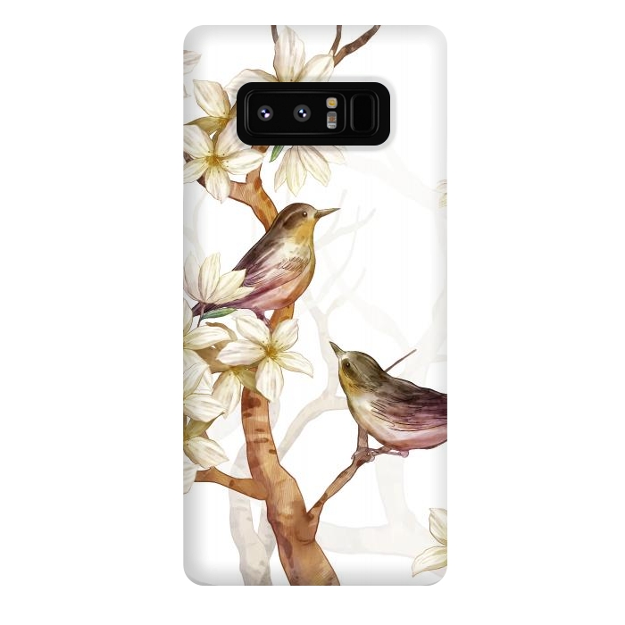 Galaxy Note 8 StrongFit Birds in the Spring by Bledi
