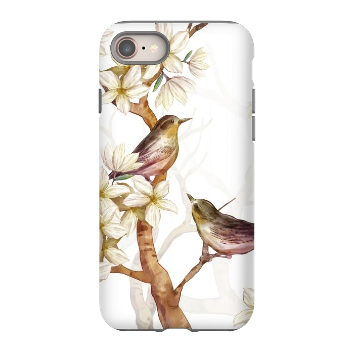 iPhone 8 StrongFit Birds in the Spring by Bledi