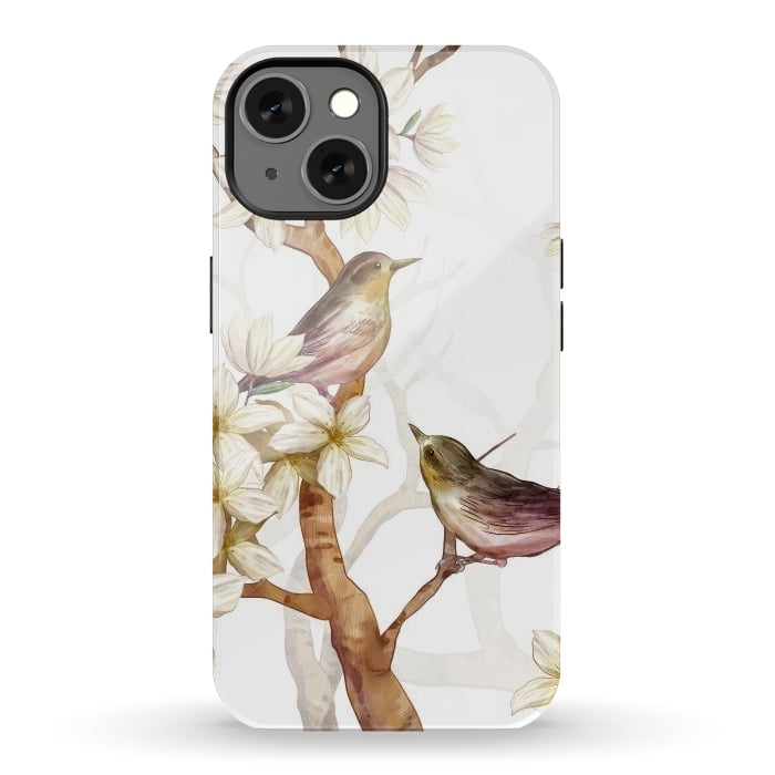 iPhone 13 StrongFit Birds in the Spring by Bledi