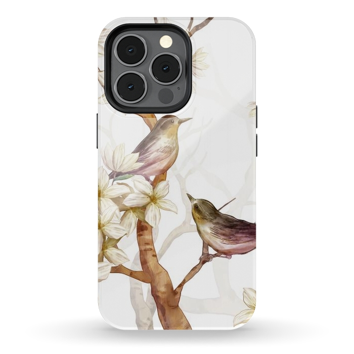 iPhone 13 pro StrongFit Birds in the Spring by Bledi