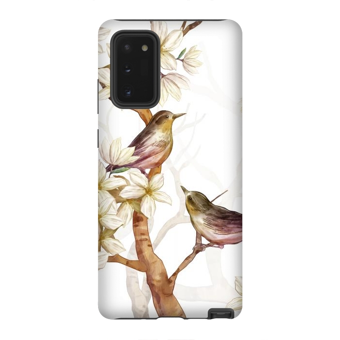 Galaxy Note 20 StrongFit Birds in the Spring by Bledi