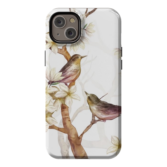 iPhone 14 Plus StrongFit Birds in the Spring by Bledi