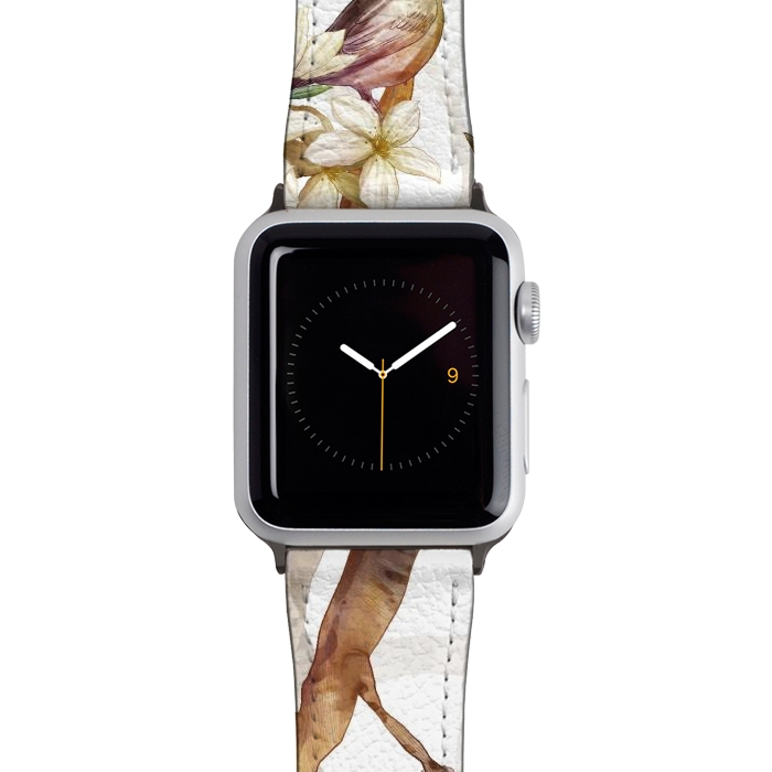 Watch 38mm / 40mm Strap PU leather Birds in the Spring by Bledi