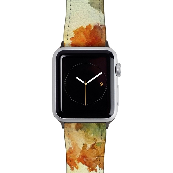 Watch 42mm / 44mm Strap PU leather The Forest (nature) by Bledi