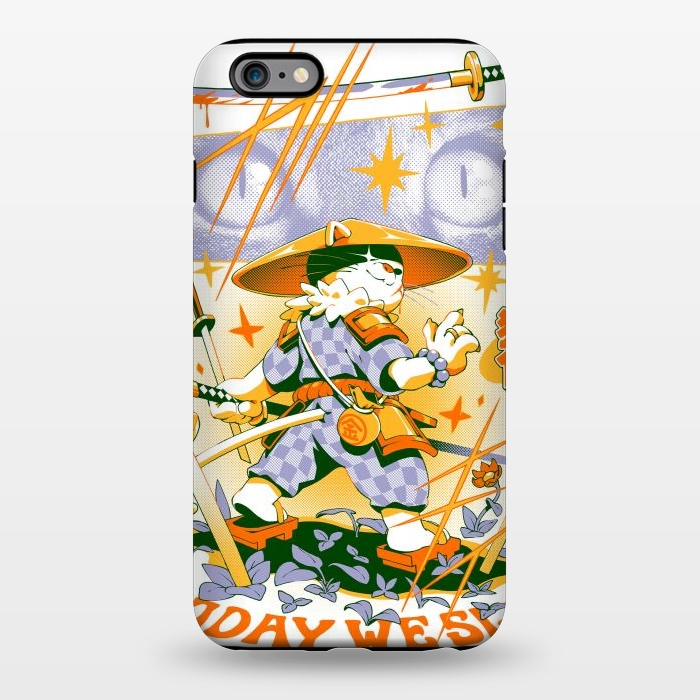 iPhone 6/6s plus StrongFit Samurai Cat by Ilustrata