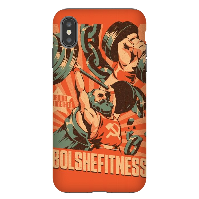 iPhone Xs Max StrongFit Bolshefitness by Ilustrata