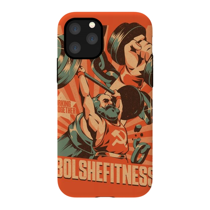 iPhone 11 Pro StrongFit Bolshefitness by Ilustrata