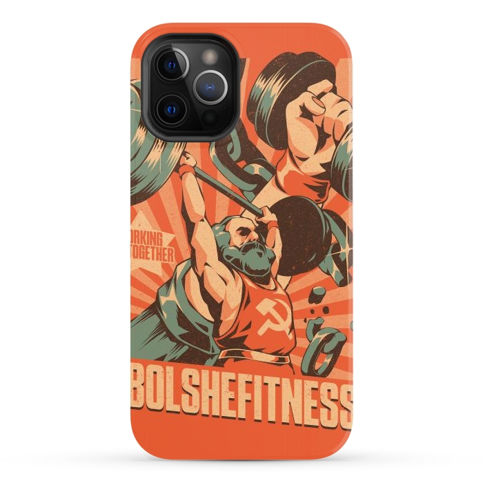 iPhone 12 Pro StrongFit Bolshefitness by Ilustrata