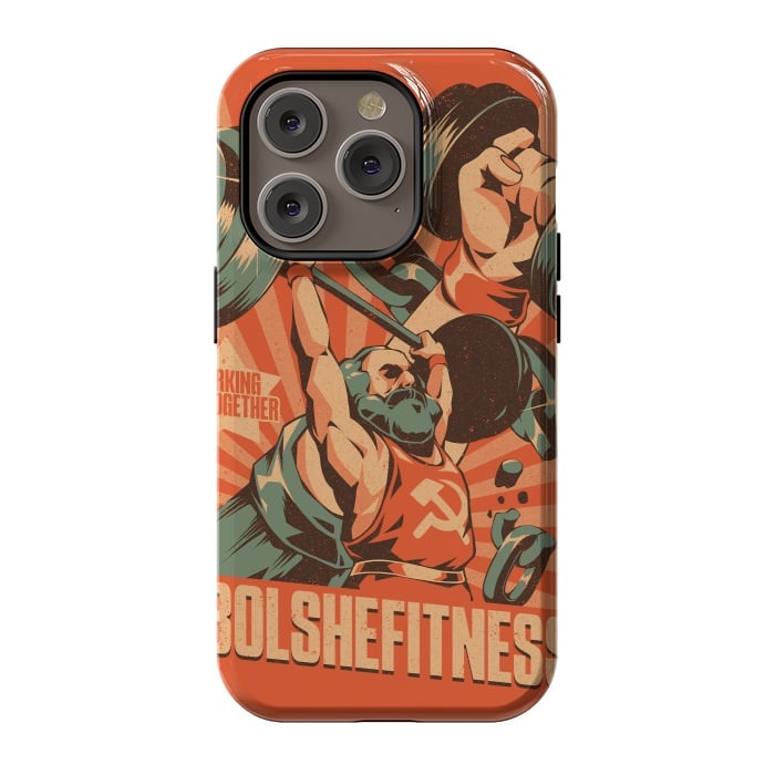 iPhone 14 Pro StrongFit Bolshefitness by Ilustrata