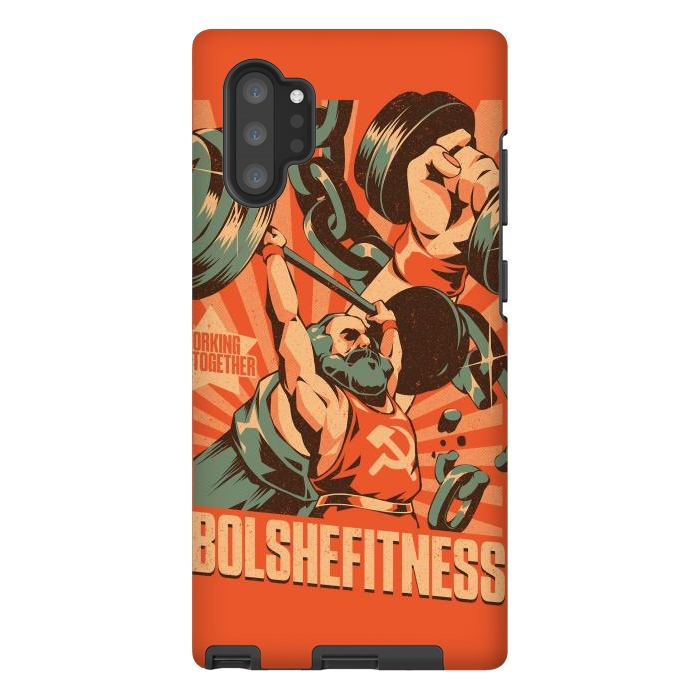 Galaxy Note 10 plus StrongFit Bolshefitness by Ilustrata