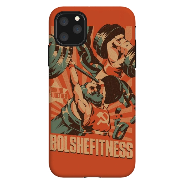 iPhone 11 Pro Max StrongFit Bolshefitness by Ilustrata