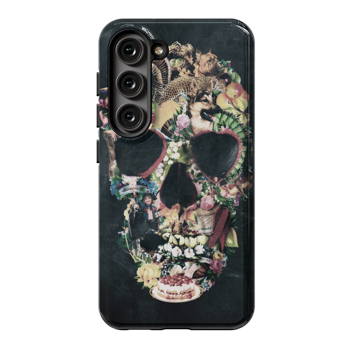 Galaxy S23 StrongFit Vintage Skull by Ali Gulec