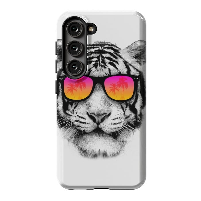 Galaxy S23 StrongFit The Coolest Tiger by Mitxel Gonzalez