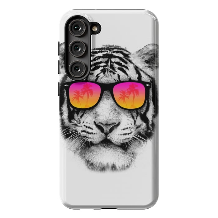 Galaxy S23 Plus StrongFit The Coolest Tiger by Mitxel Gonzalez