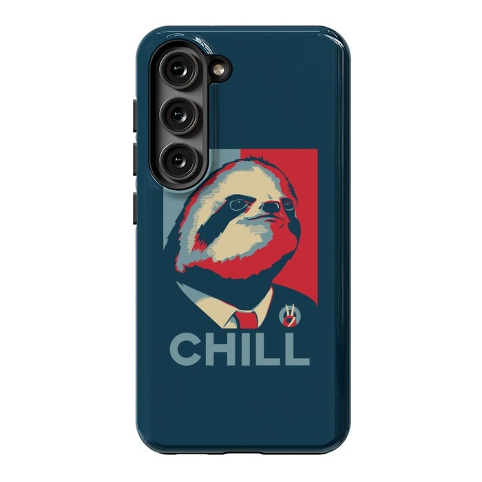 Galaxy S23 StrongFit Sloth For President by Grant Stephen Shepley