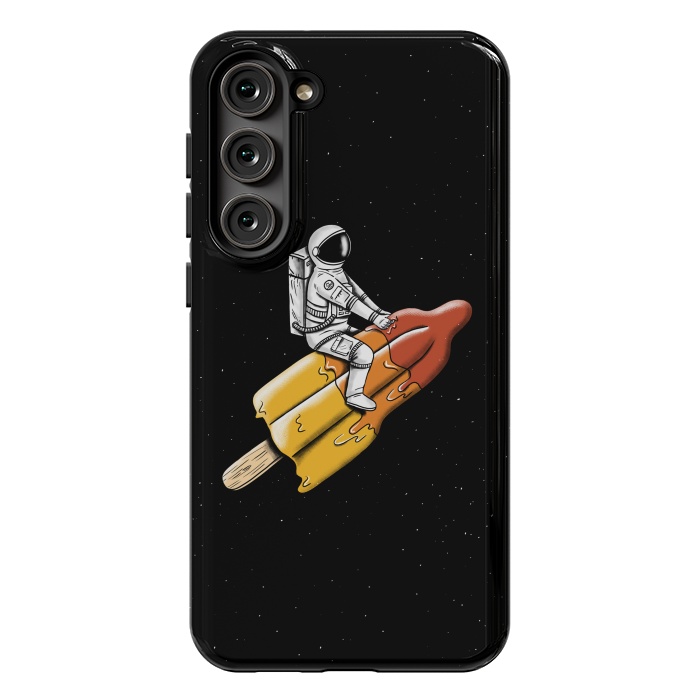 Galaxy S23 Plus StrongFit Astronaut Melted Rocket by Coffee Man