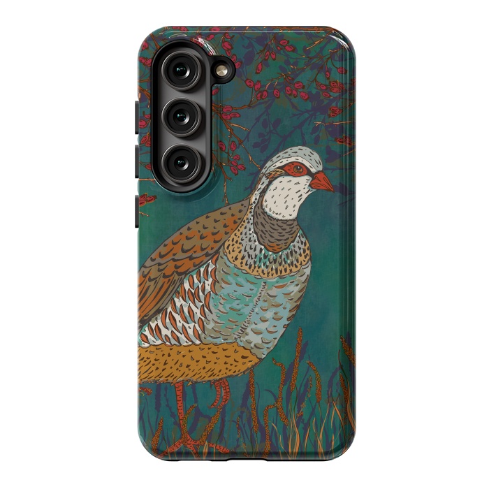 Galaxy S23 StrongFit Partridge by Lotti Brown