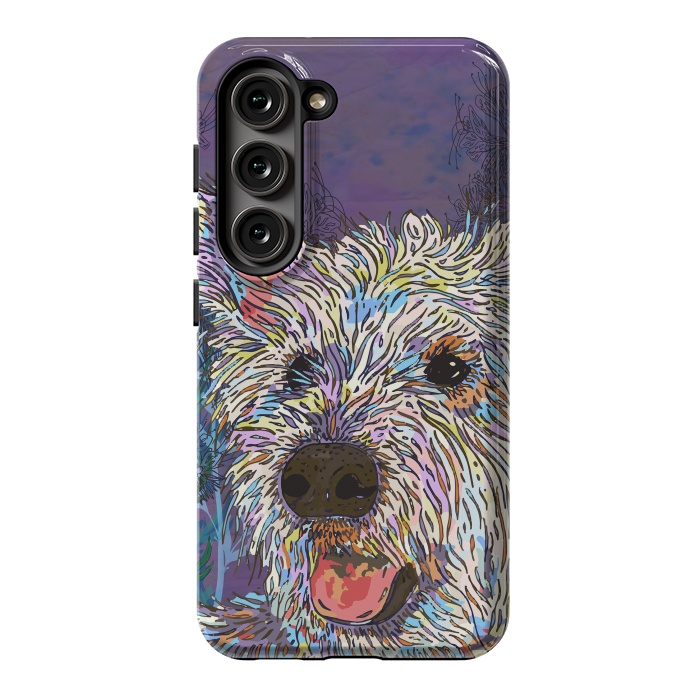Galaxy S23 StrongFit West Highland Terrier (Westie) by Lotti Brown