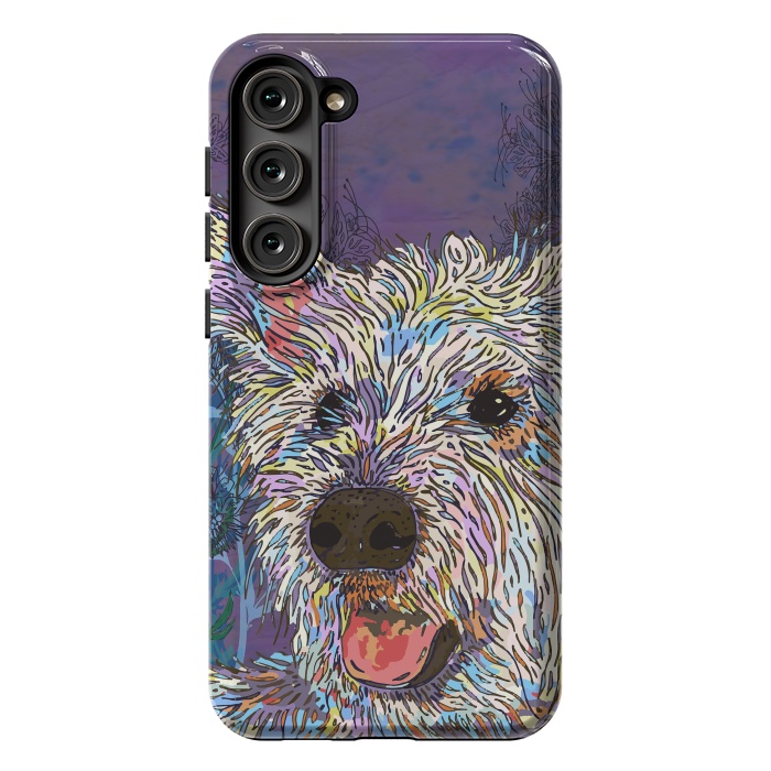 Galaxy S23 Plus StrongFit West Highland Terrier (Westie) by Lotti Brown