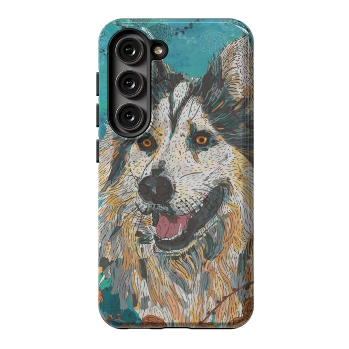 Galaxy S23 StrongFit Husky by Lotti Brown