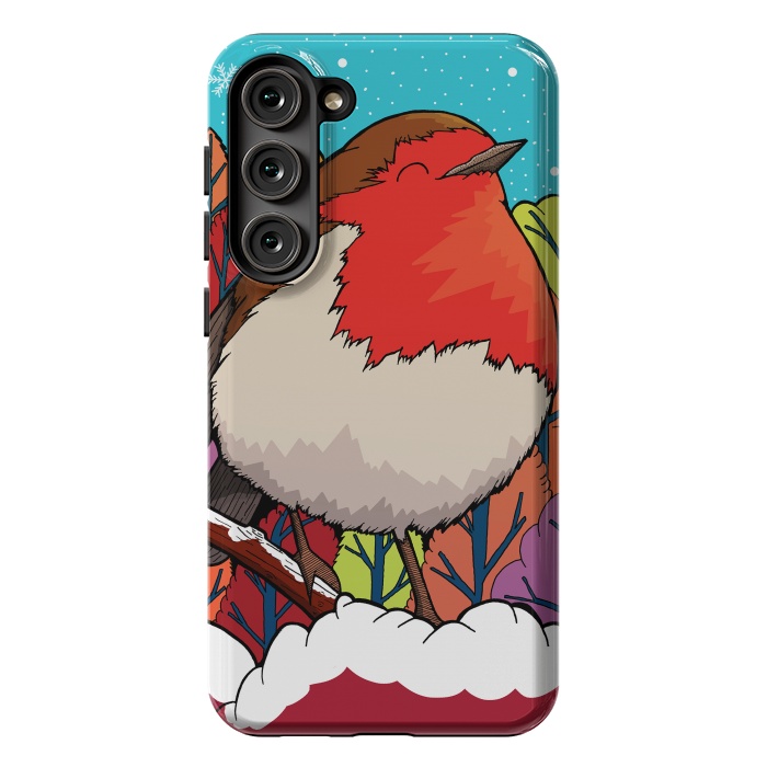 Galaxy S23 Plus StrongFit The Big Red Robin by Steve Wade (Swade)