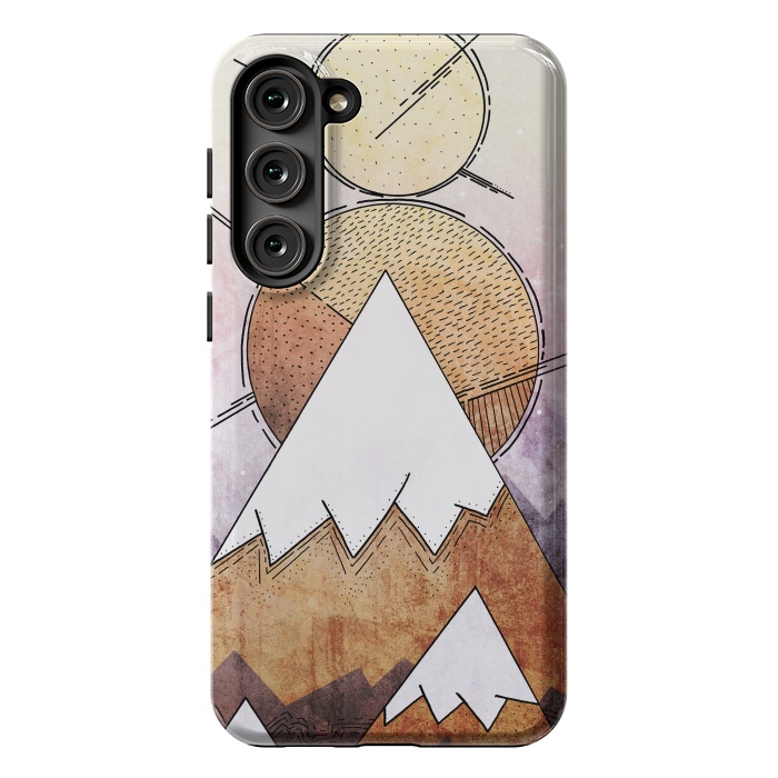 Galaxy S23 Plus StrongFit Metal Mountains by Steve Wade (Swade)