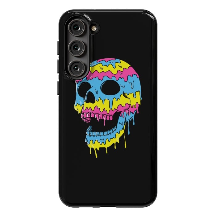 Galaxy S23 Plus StrongFit Melted Skull by Coffee Man