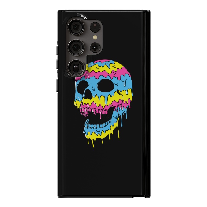 Galaxy S23 Ultra StrongFit Melted Skull by Coffee Man