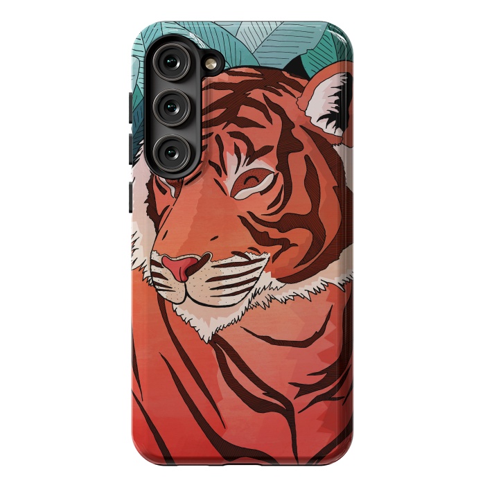 Galaxy S23 Plus StrongFit Tiger in the jungle  by Steve Wade (Swade)