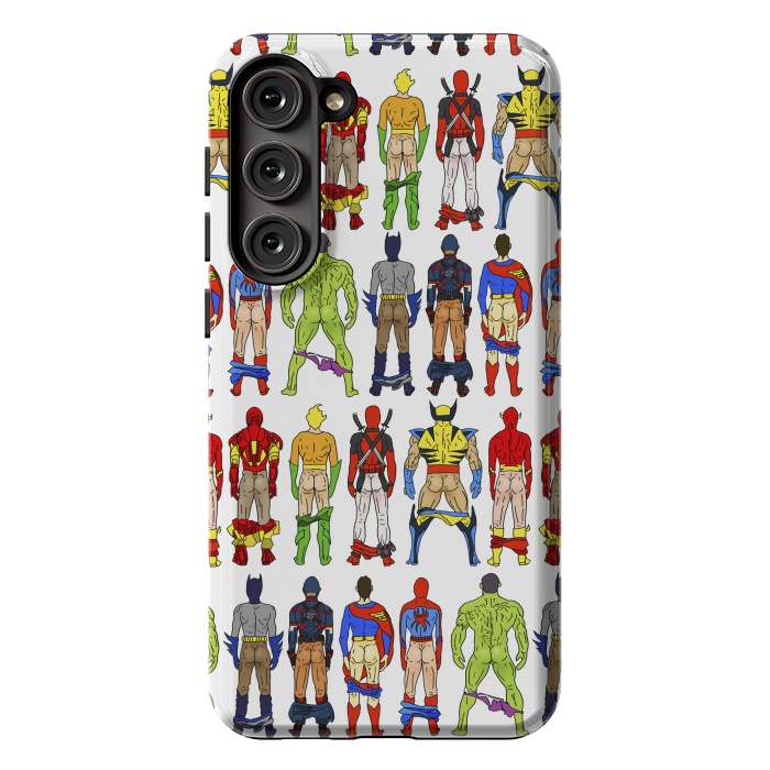 Galaxy S23 Plus StrongFit Superhero Butts by Notsniw