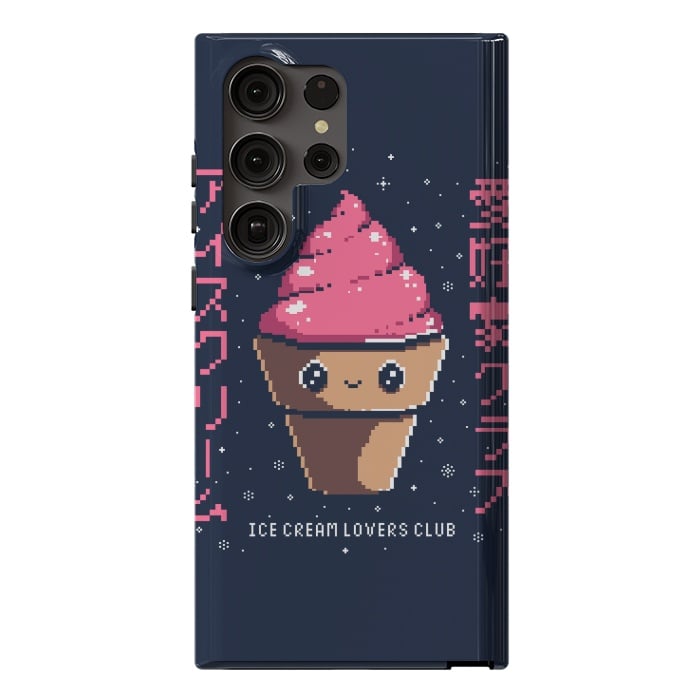 Galaxy S23 Ultra StrongFit Ice cream lovers club by Ilustrata