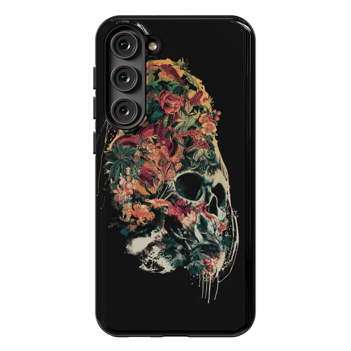 Galaxy S23 Plus StrongFit Snake and Skull by Riza Peker